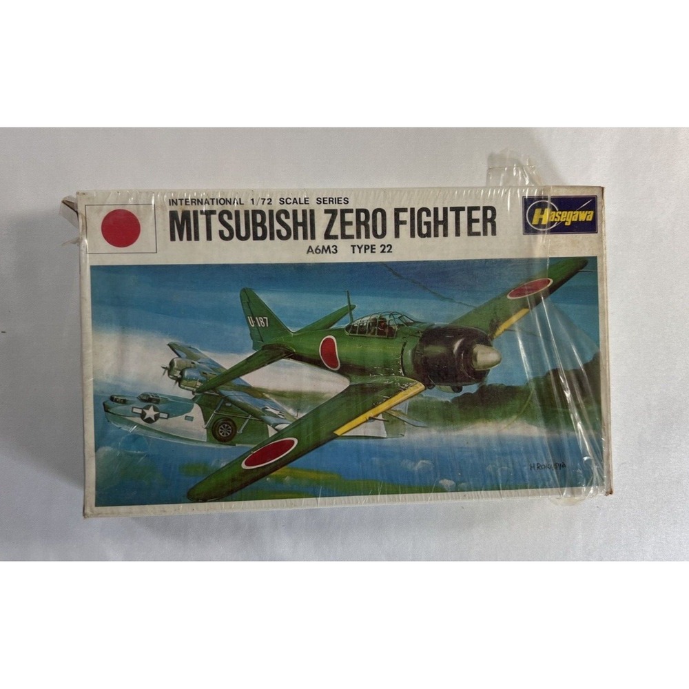 Hasegawa 1/72 Mitsubishi Zero Fighter A6M3 Type 22 Vintage Model Kit JS-076
